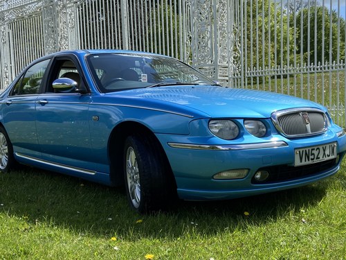 2002 Rover 75 Club SE in Rare monogram celestial blue 2 of 19 For Sale