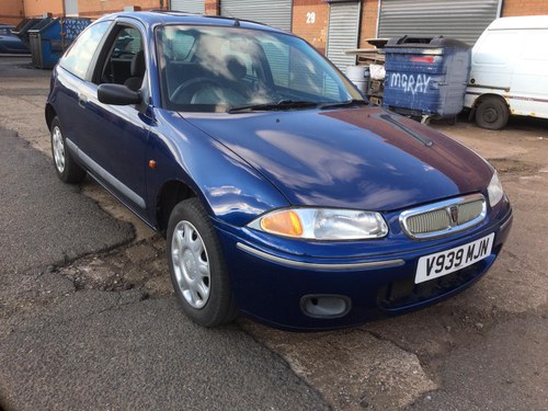 1999 Rover 200, 1.6 petrol engine,manual gearbox 27000 miles only In vendita