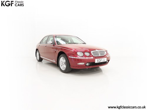2001 An Opulent Rover 75 Connoisseur V6 with 8,578 Miles VENDUTO