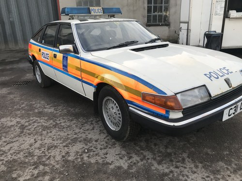1985 Rover sd1 police car ex met police In vendita