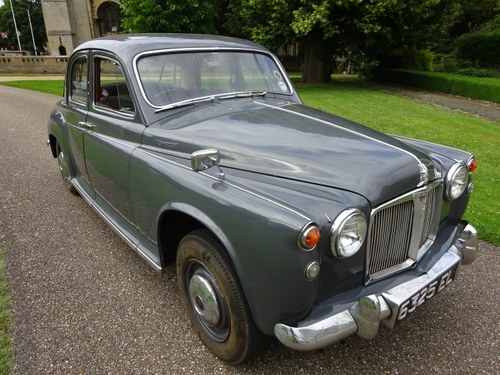 1960 Rover P4 100 + Overdrive. 3 owners from new. In vendita