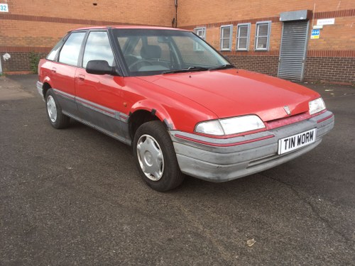 1993 Rover 218 diesel 4 door saloon, manual transmission SOLD