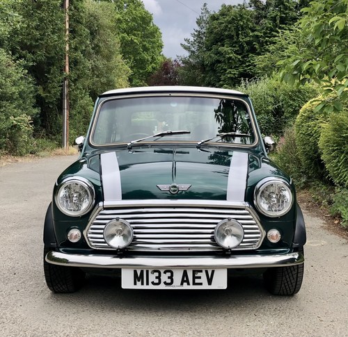 1995 CLASSIC ROVER MINI COOPER 1.3i SPI BRITISH RACING GREEN SOLD