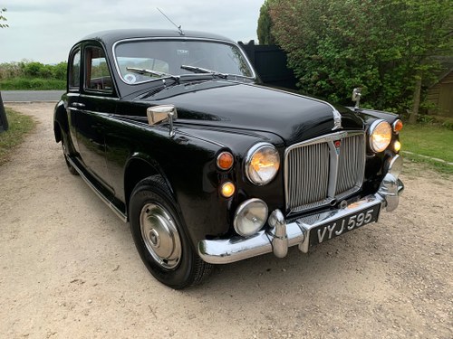 1963 1962 Rover P4 80 With Overdrive Finished InHigh Gloss Black VENDUTO