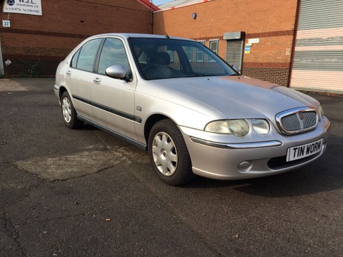 2000 Low mileage Rover 45 hatch-back 1.4 petrol, manual, full MOT VERKAUFT