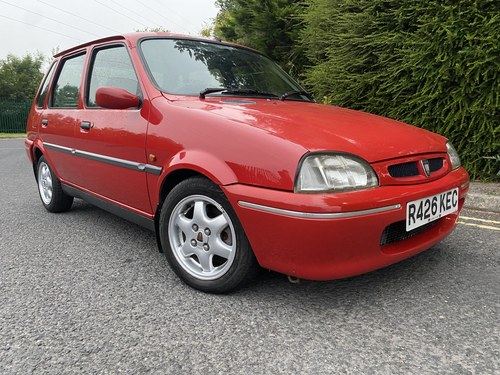 1998 Rover 100 114 gsi flame red 5dr *low miles*12 months mot* In vendita