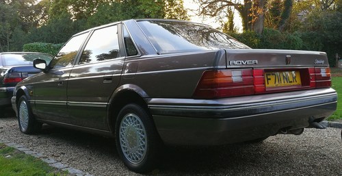 1988 Rover 827 Sterling 2.7 V6 Saloon, in Lynx Bronze (800) For Sale