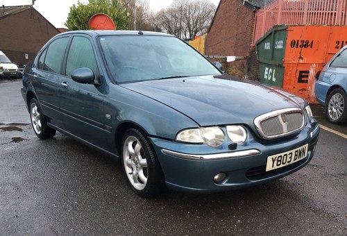 2001 Special Edition Rover 45 1.6 petrol 4 door VENDIDO