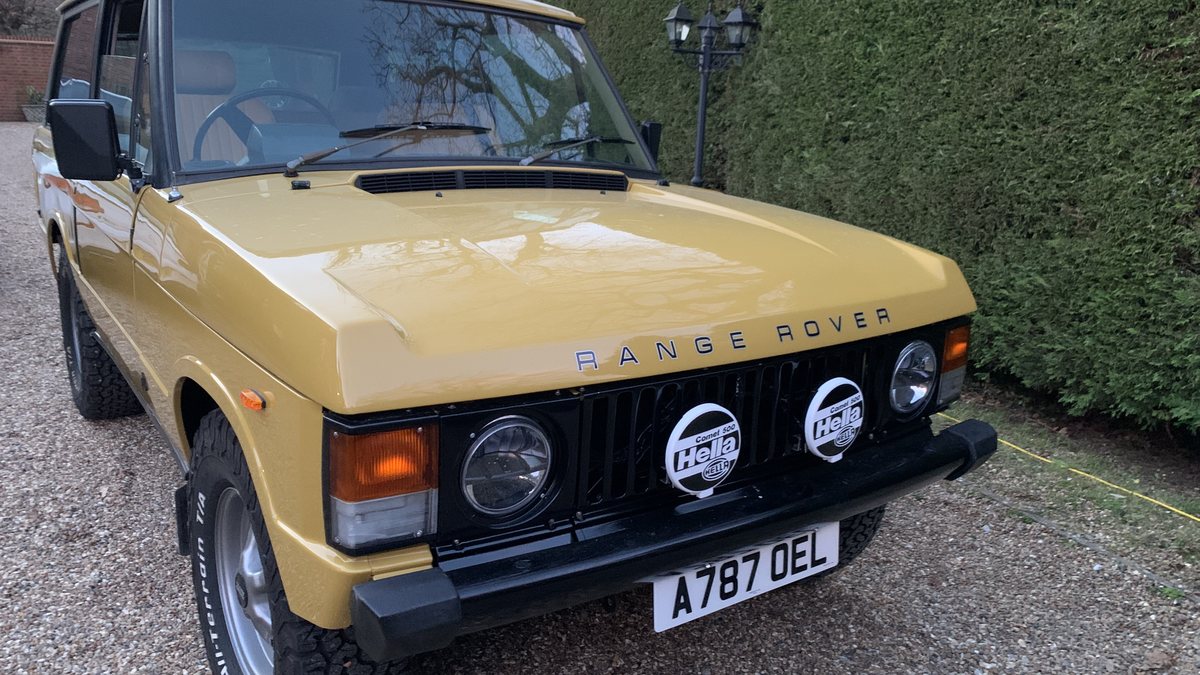 1983 Land Rover Range Rover Yellow Manual, 5 speed Right Hand Drive in ...