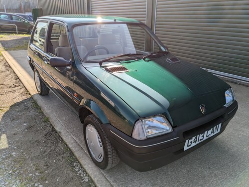 1990 Rover Metro 1.4 Si with just 6515 miles from new SOLD