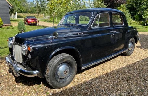 A 1956 Rover 90 four-door saloon in black Zu verkaufen durch Auktion