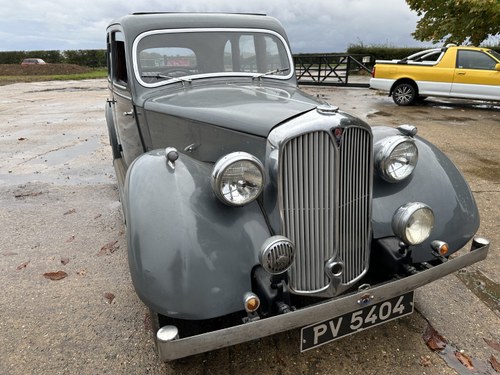1938 Rover 12 Saloon For Sale by Auction