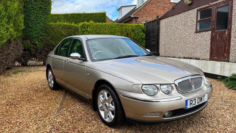 White Rover 75 1999 Rover 75 Connoisseur Auto