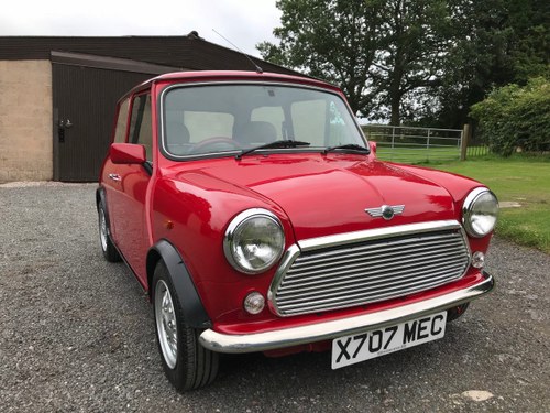 2000 ROVER MINI SEVEN SOLAR RED JUST 26K F.S.H STUNNING!! SOLD