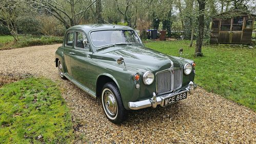 1960 Rover P4 100 Manual with Overdrive.