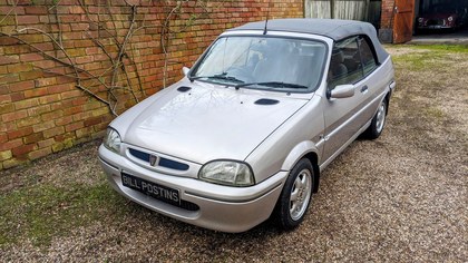 ROVER METRO CABRIOLET 1.4. ONLY 11,600 MILES FROM NEW