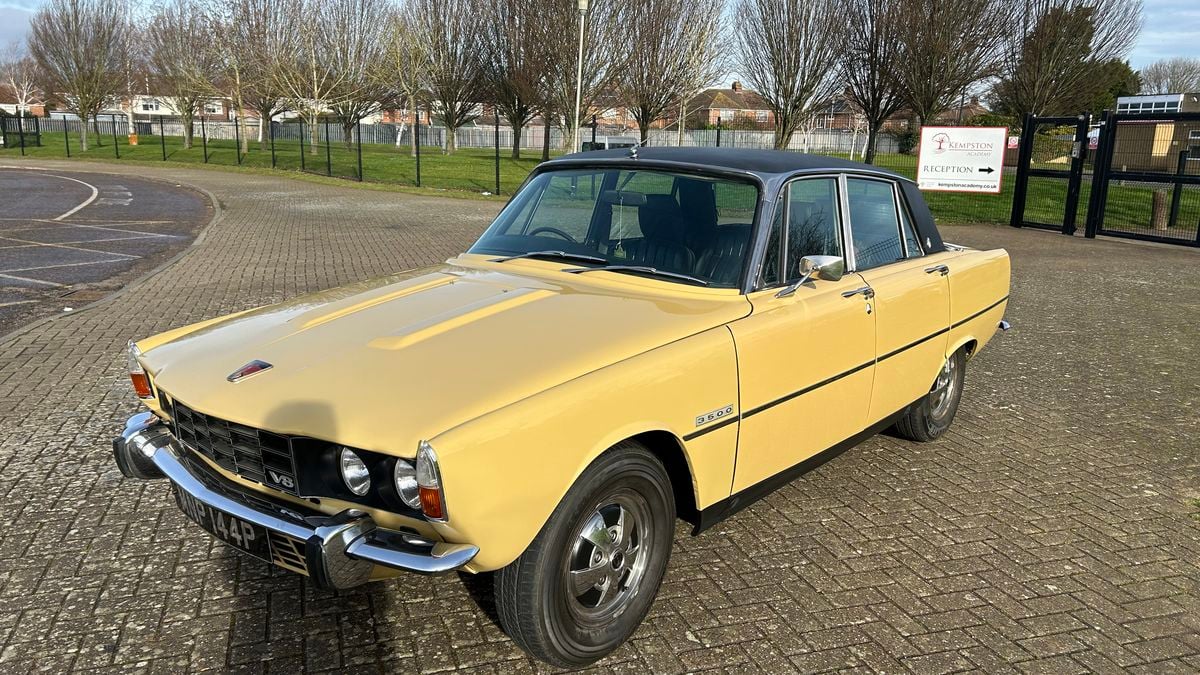 Yellow Rover P6 1975 Rover P6 Yellow Automatic, 3 speed Right Hand Drive in Bedford ...