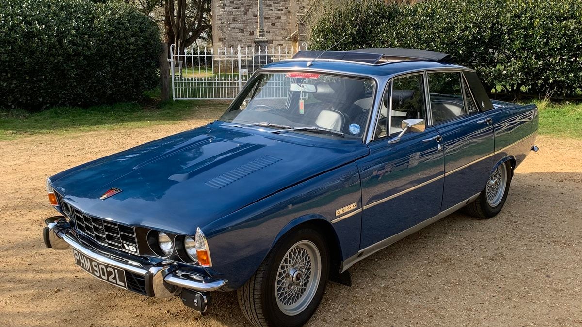 1973 Rover P6 Blue Manual, 3 speed Right Hand Drive in Poole, UK ...