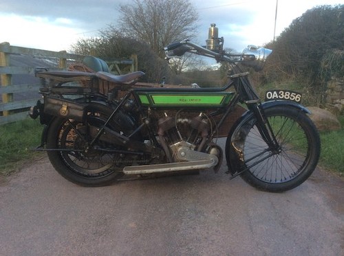1914 Royal Enfield 6hp Model 190 with Wicker Sidecar For Sale by Auction