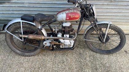 Pre WW2 Royal Enfield single cylinder Trials project