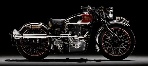 1937 Royal Enfield Model J2 silver bullet