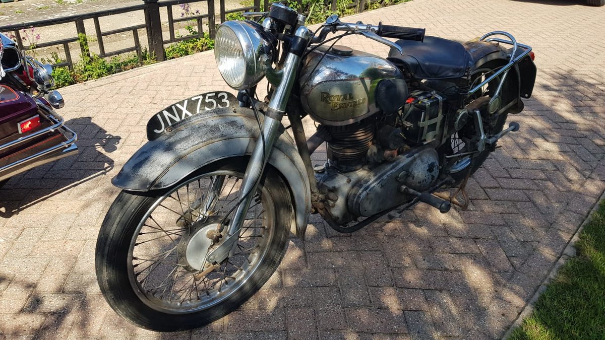 Model G 1949 Royal Enfield Model G Silver Manual, 4 speed in Bedford, United ...