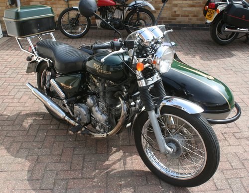 2007 Royal Enfield Bullet and Watsonian Monza sidecar, 499cc For Sale by Auction