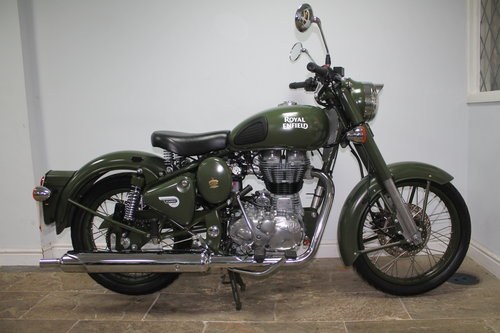 2015 Royal Enfield 500 cc EFi Bullet Classic Army 6800 miles SOLD