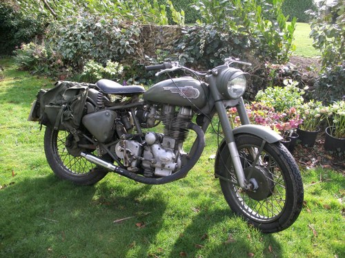 1990 Royal Enfield Bullet 350 in army trim For Sale
