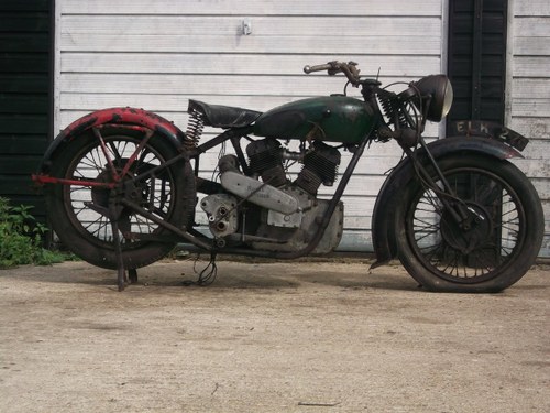 1939 Royal Enfield model K, v twin project For Sale