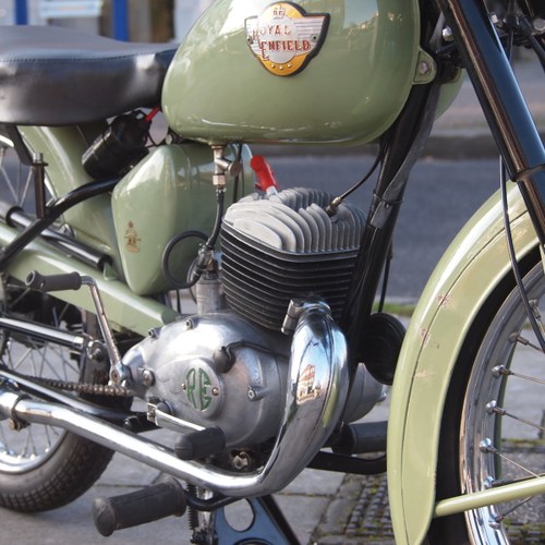 1956 Royal Enfield Ensign 150cc Two Stroke Single. VERKAUFT