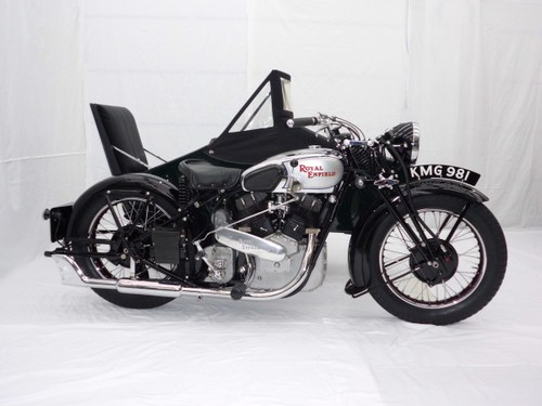 1938 Royal enfield kx 1140cc v twin with sidecar For Sale