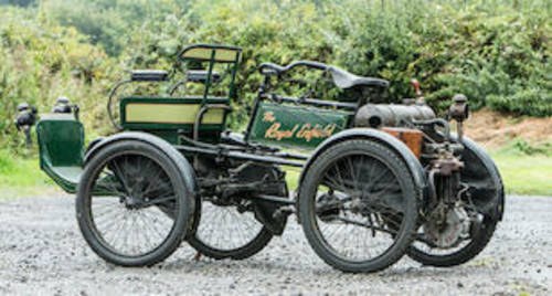 1901 ROYAL ENFIELD 4½HP FORECAR QUADRICYCLE In vendita all'asta