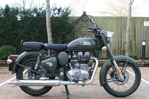 2018 SUPERB ROYAL ENFIELD BATTLE GREEN MILITARY CLASSIC  For Sale