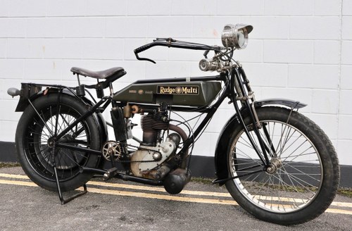 1920 Rudge Multi 500cc Flat Tanker -Very original with the o For Sale