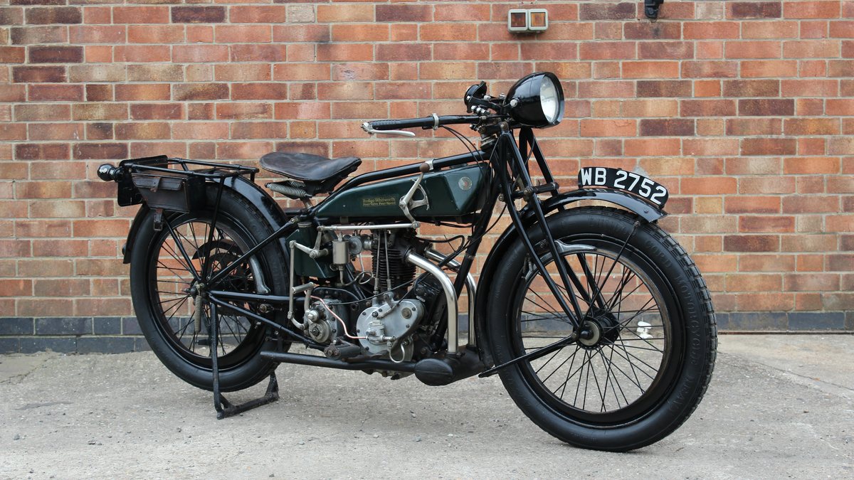 1925 Rugby Model F Engine 1925 Rudge Four Valve Four Speed Green Manual, 4 speed Right Hand Drive ...