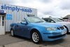 2006 A Gorgeous Sky Blue 9-3 1.8t Linear Convertible For Sale