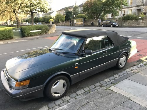 1992 Classic Saab 900 T 16S convertible Auto, For Sale