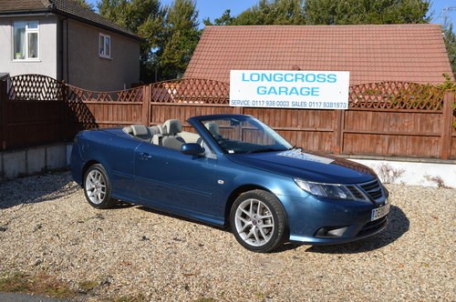 2009 Saab 9-3 1.9 TiD Vector Sport CONVERTIBLE For Sale