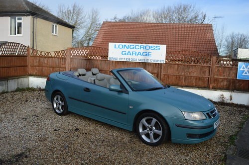 2004 04 Saab 9-3 1.8 T VectorCONVERTIBLE AUTOMATIC For Sale