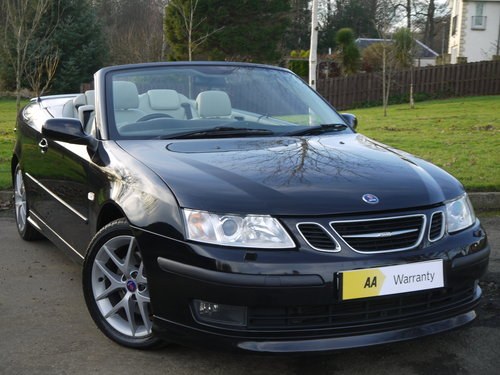 2007 Saab 9-3 2.0 T Aero 210bhp convertible Auto ONLY 49000 MILES For Sale
