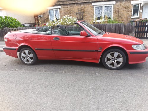 2002 saab 9.3 convertible low mileage   For Sale