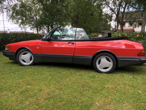 1992 Saab 900 Turbo Convertible with Charge Cooler In vendita