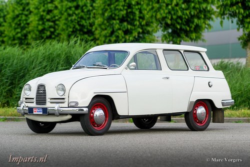1964 Unique classic Saab 95 Bull-Nose , 2 stroke LHD For Sale
