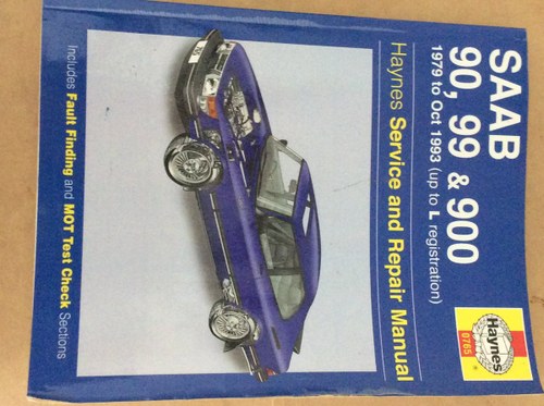 Saab 900 Haynes Repair Manual In vendita