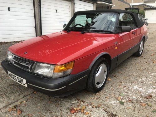 1990 SAAB 900 Turbo T16 Convertible, Auto, 142k, MOT'd. A vendre