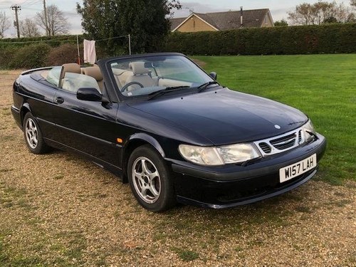 2000 Saab 9-3 se turbo convertible px bargain to clear SOLD