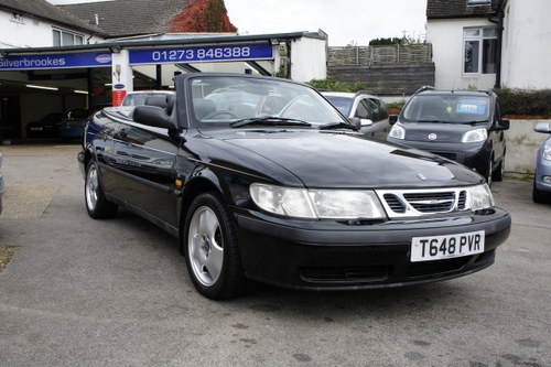1999  SAAB 2.0t 154 Eco SE Convertible. For Sale