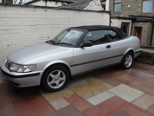 2000 Saab convertible 93 with manual gear box For Sale