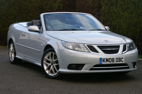 2008 Saab 9-3 2.0t Vector Convertible Auto - 28,000 miles SOLD